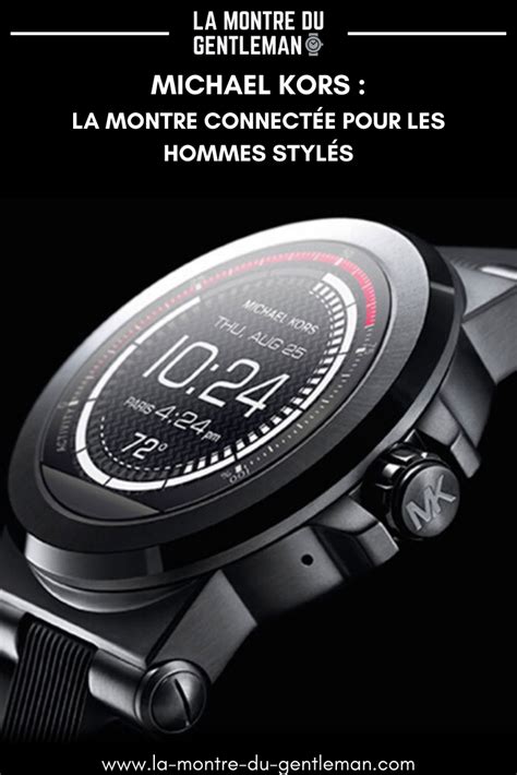 michael kors montre connecte|montre michael kors homme.